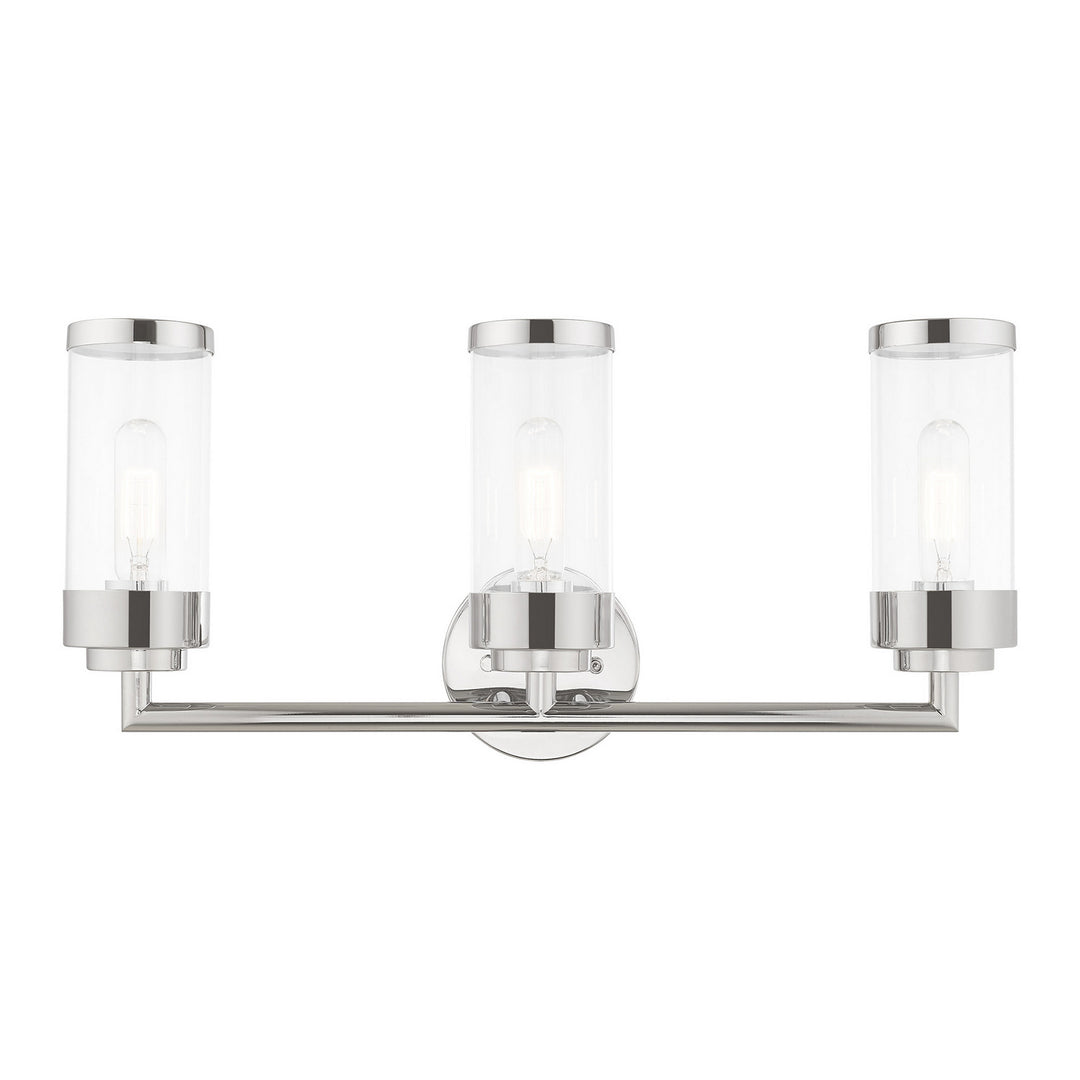 Livex Hillcrest 10363-05 Bath Vanity Light 24 in. wide - Polished Chrome