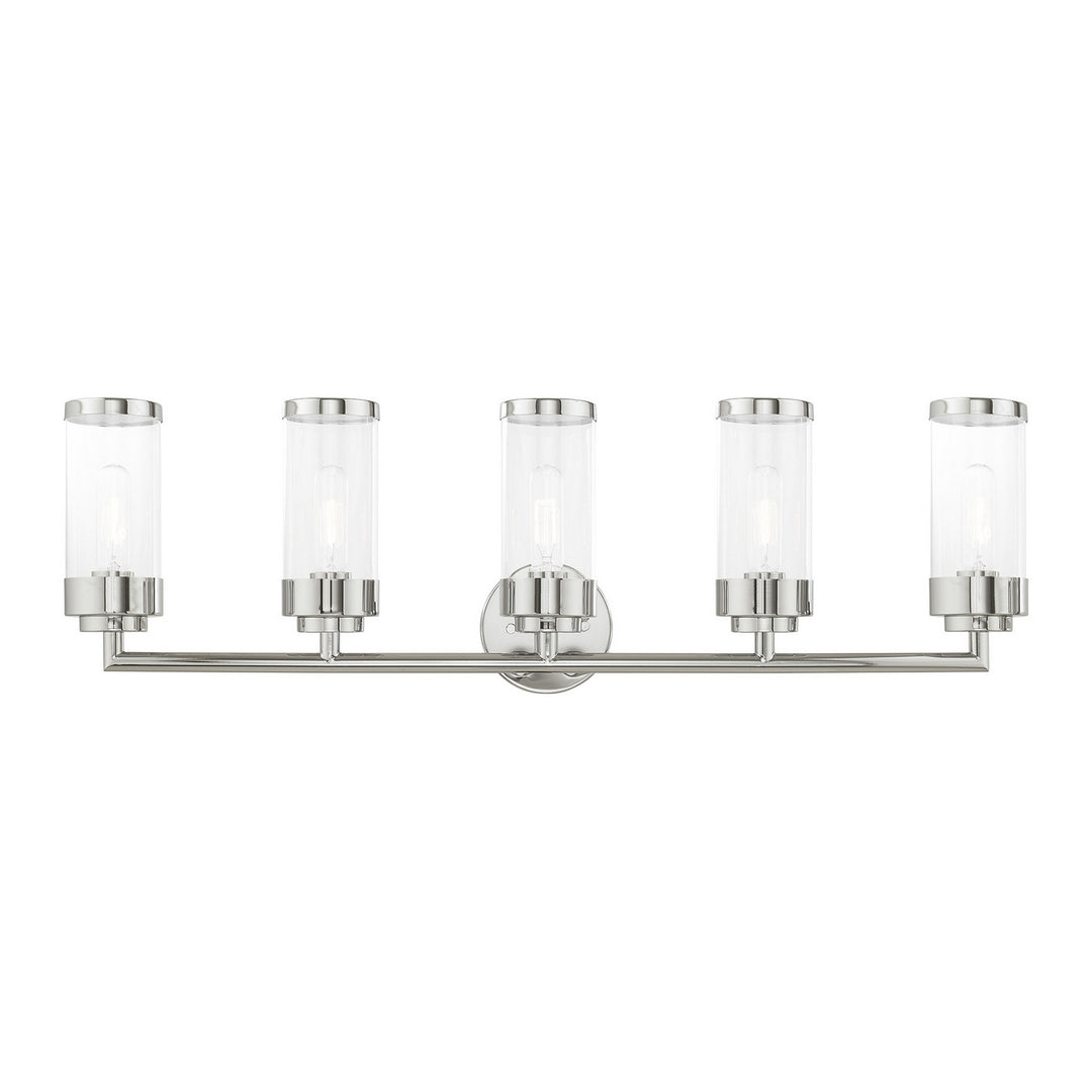 Livex Hillcrest 10365-05 Bath Vanity Light 36 in. wide - Polished Chrome