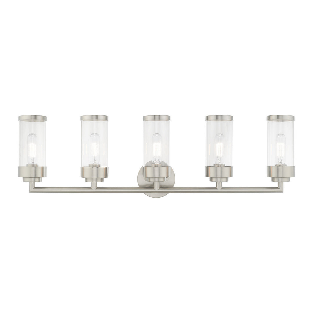 Livex Hillcrest 10365-91 Bath Vanity Light 36 in. wide - Brushed Nickel