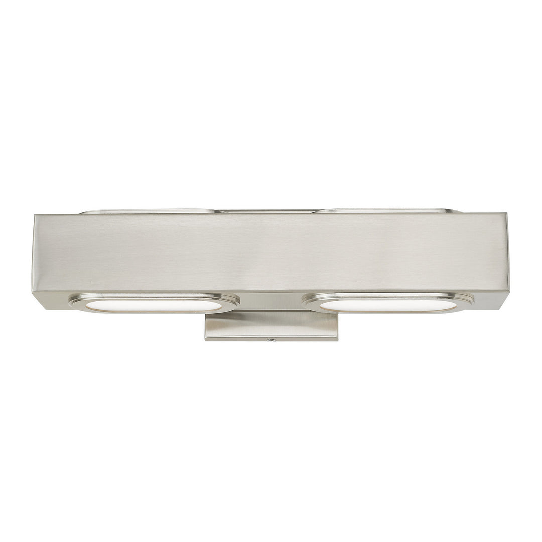 Livex Kimball 14852-91 Bath Vanity Light 16 in. wide - Brushed Nickel