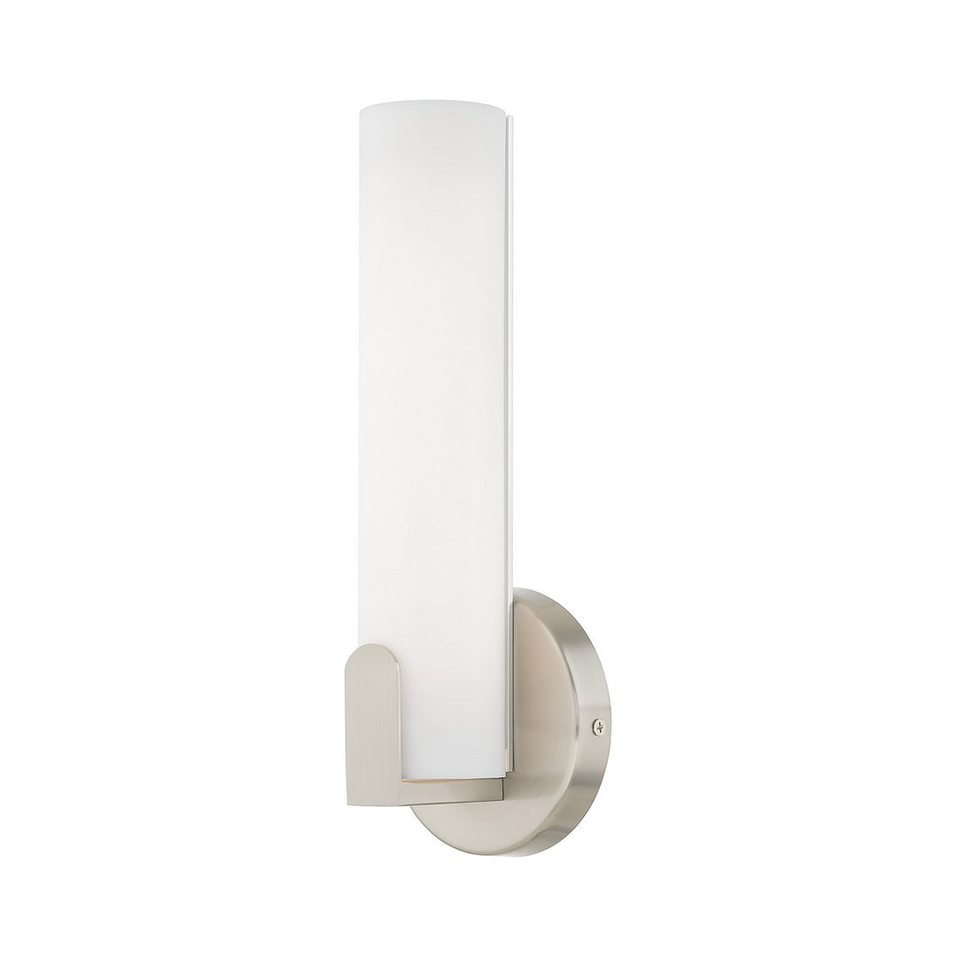 Livex Lund 16361-91 Wall Sconce Light - Brushed Nickel
