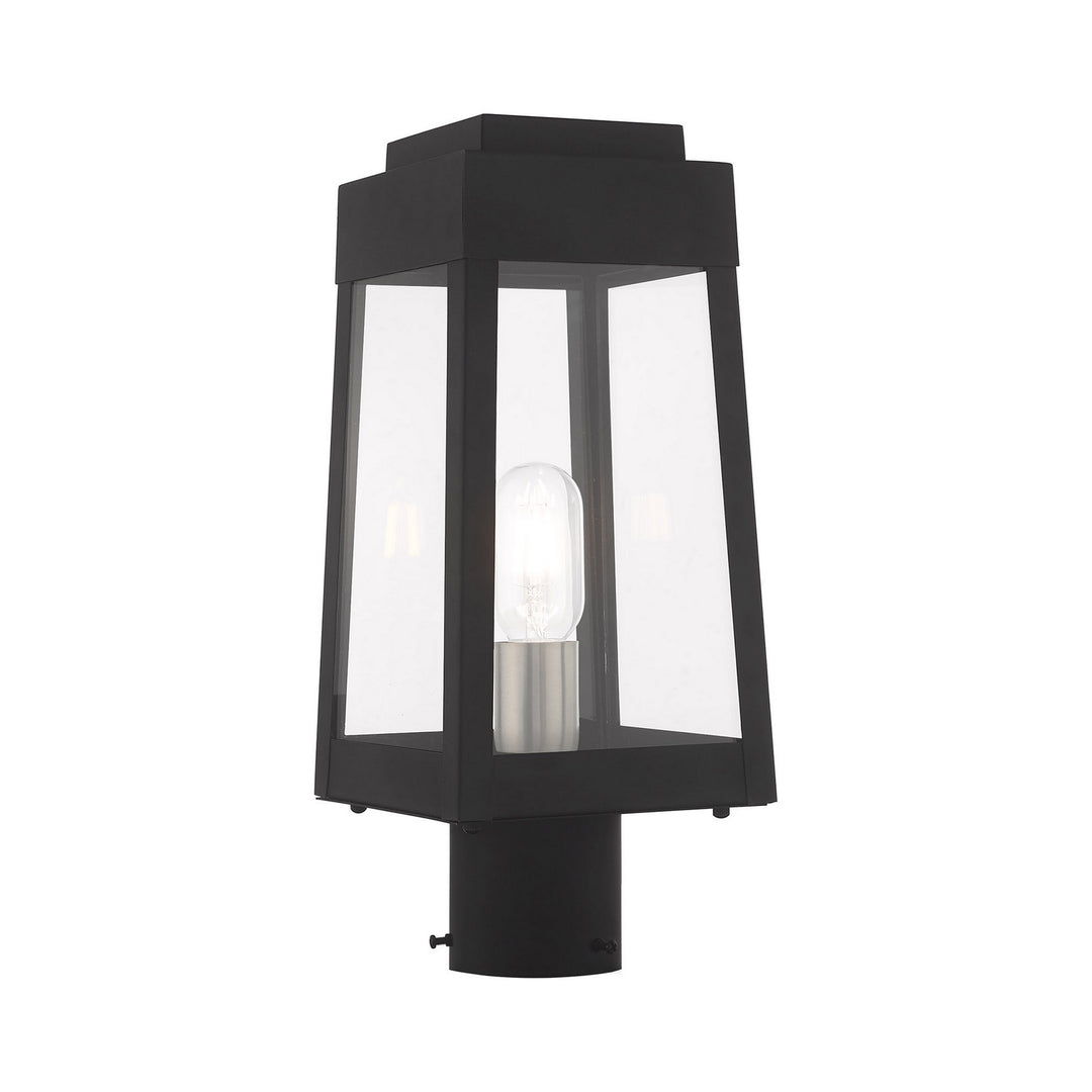 Livex Lighting 20853-04  Oslo Outdoor Black W/ Brushed Nickel
