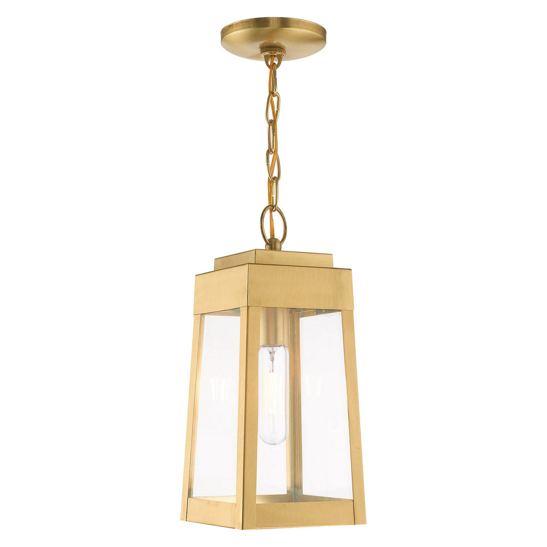 Livex Lighting 20854-12  Oslo Outdoor Satin Brass