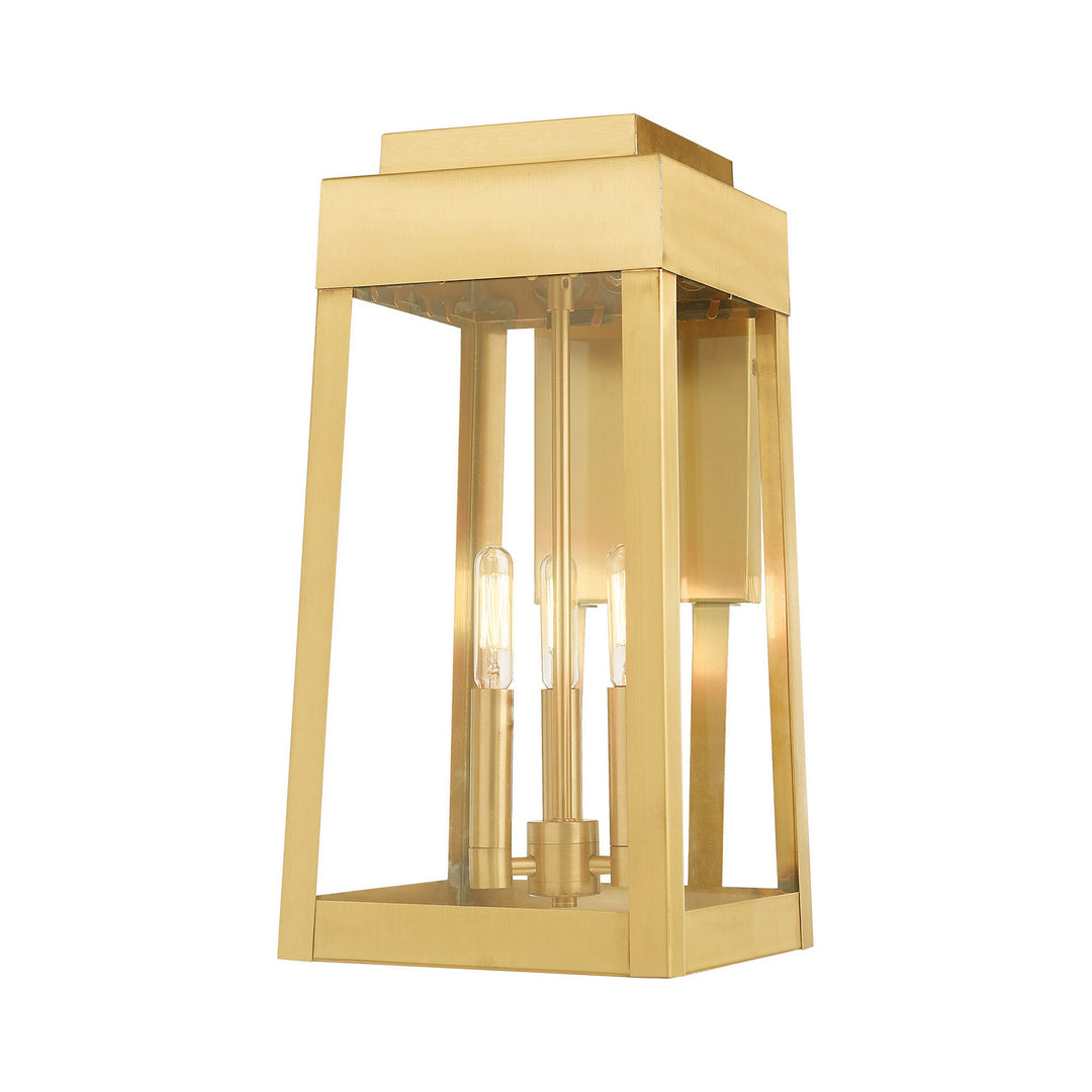 Livex Lighting 20855-12  Oslo Outdoor Satin Brass
