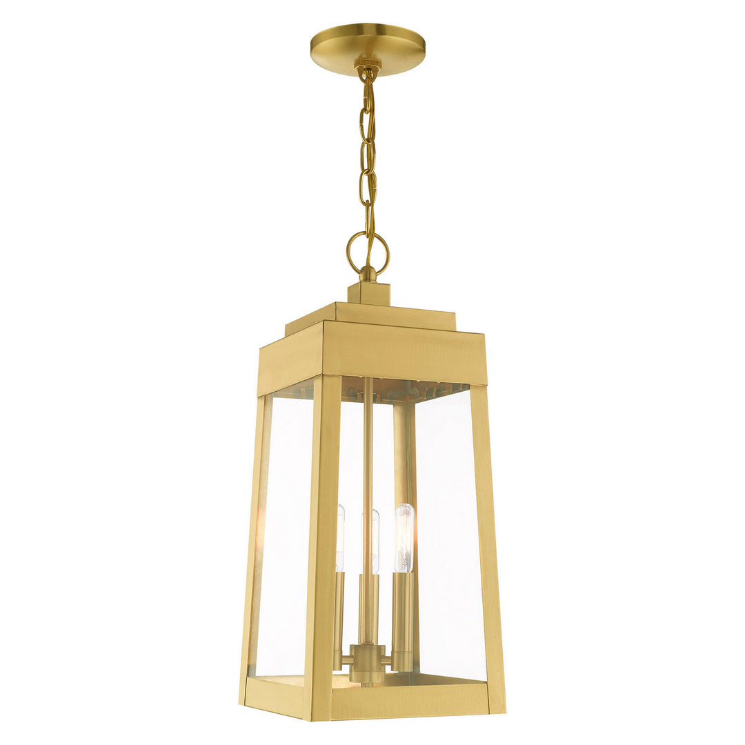 Livex Lighting 20857-12  Oslo Outdoor Satin Brass