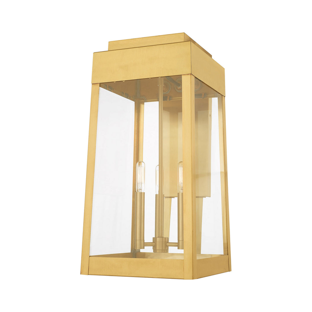 Livex Lighting 20858-12  Oslo Outdoor Satin Brass