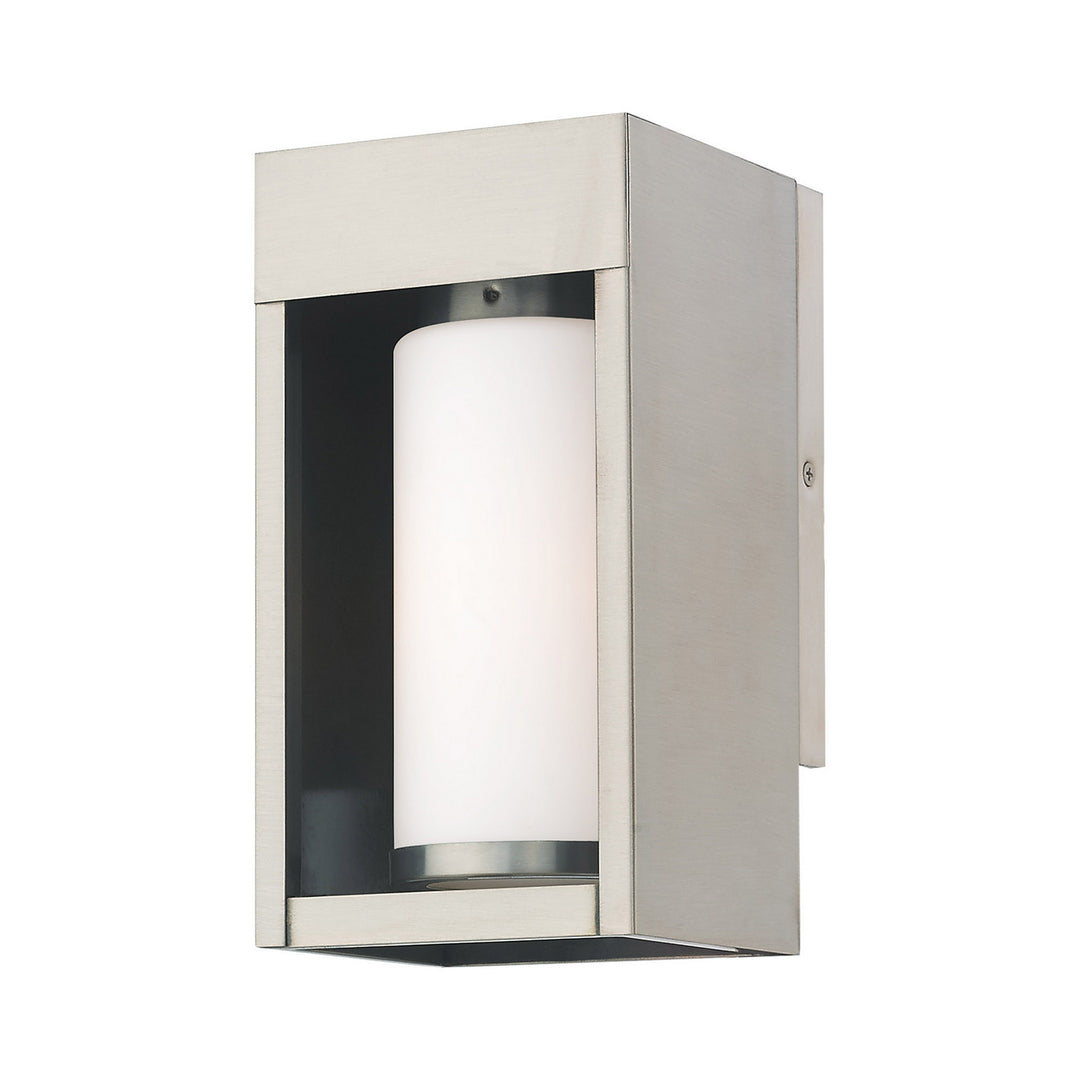 Livex Lighting 20981-91 Modern Bleecker Outdoor Brushed Nickel