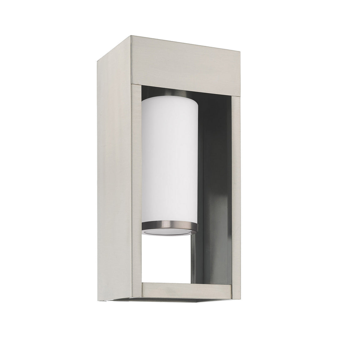 Livex Lighting 20982-91 Modern Bleecker Outdoor Brushed Nickel