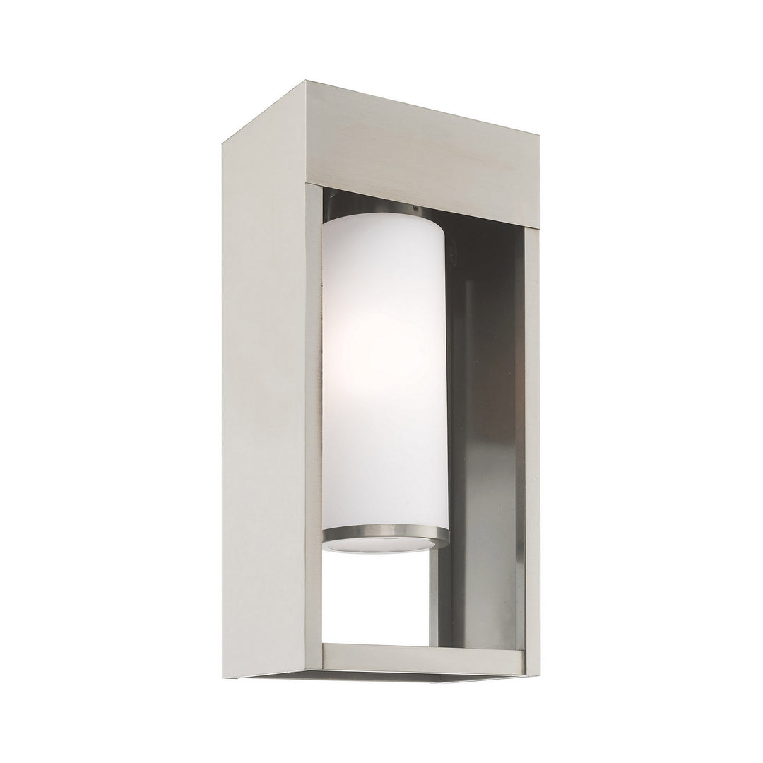 Livex Lighting 20983-91 Modern Bleecker Outdoor Brushed Nickel