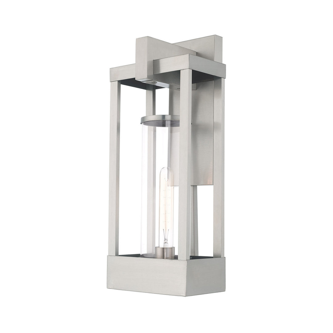 Livex Lighting 20993-91  Delancey Outdoor Brushed Nickel