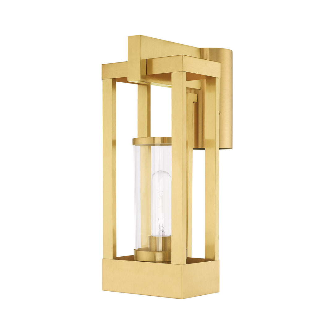 Livex Lighting 20994-12 Modern Delancey Outdoor Satin Brass