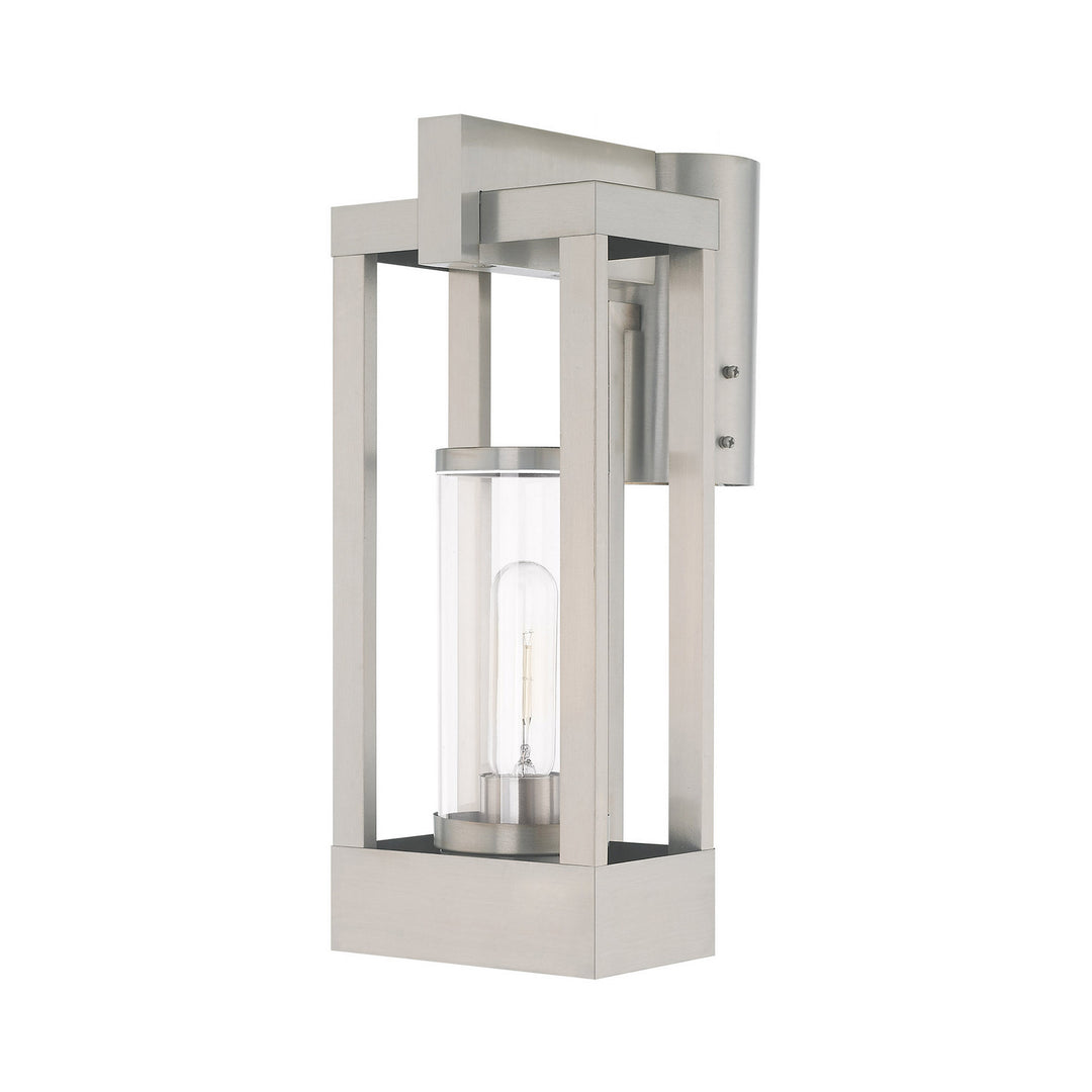 Livex Lighting 20994-91 Modern Delancey Outdoor Brushed Nickel