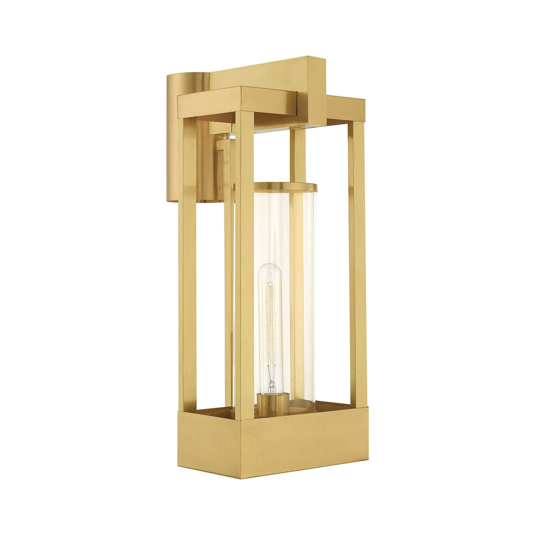 Livex Lighting 20996-12 Modern Delancey Outdoor Satin Brass