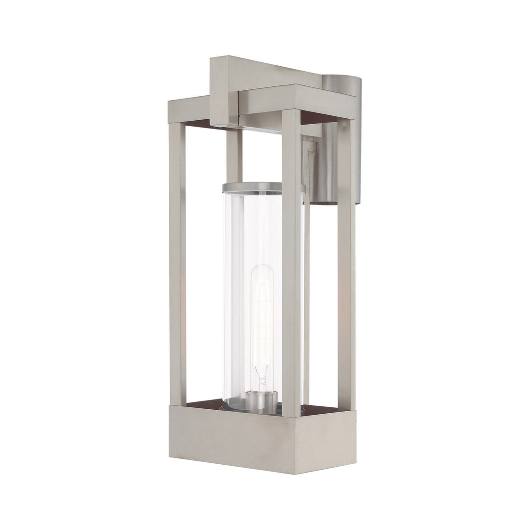 Livex Lighting 20996-91 Modern Delancey Outdoor Brushed Nickel