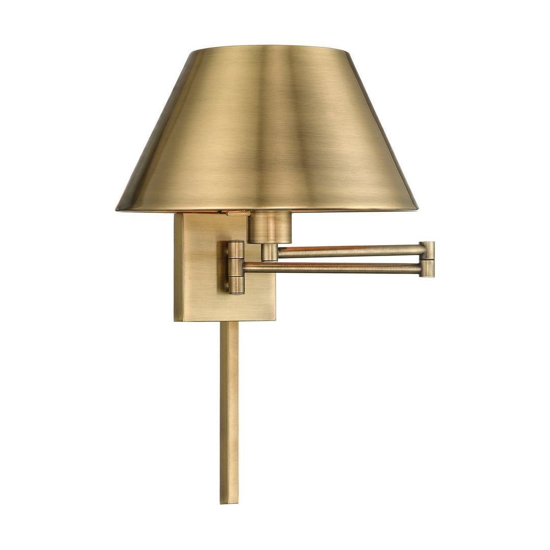 Livex Lighting 40030-01  Swing Arm Wall Lamps Lamp Antique Brass