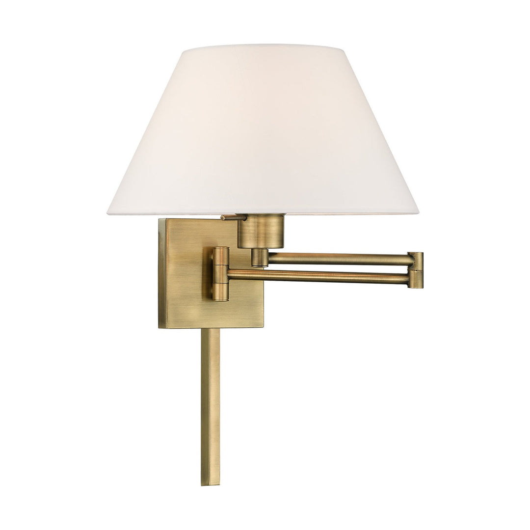 Livex Lighting 40039-01  Swing Arm Wall Lamps Lamp Antique Brass