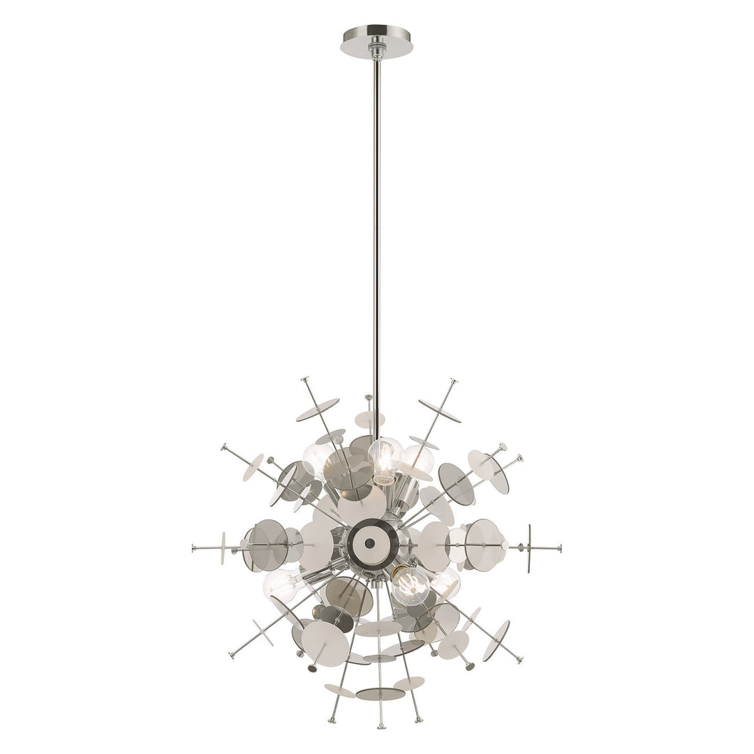 Livex Circulo 40074-05 Chandelier Light - Polished Chrome