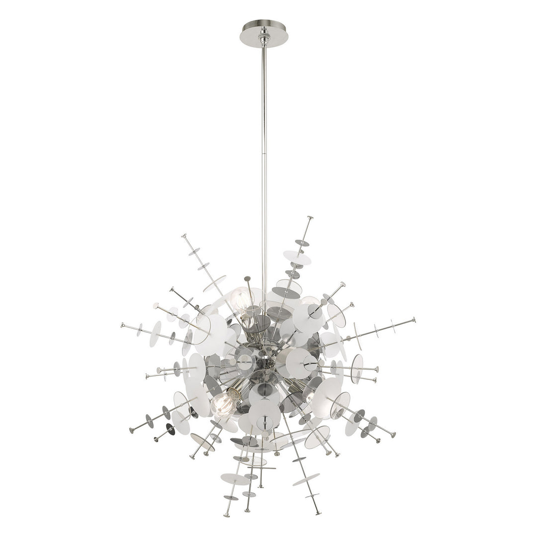 Livex Circulo 40076-05 Chandelier Light - Polished Chrome