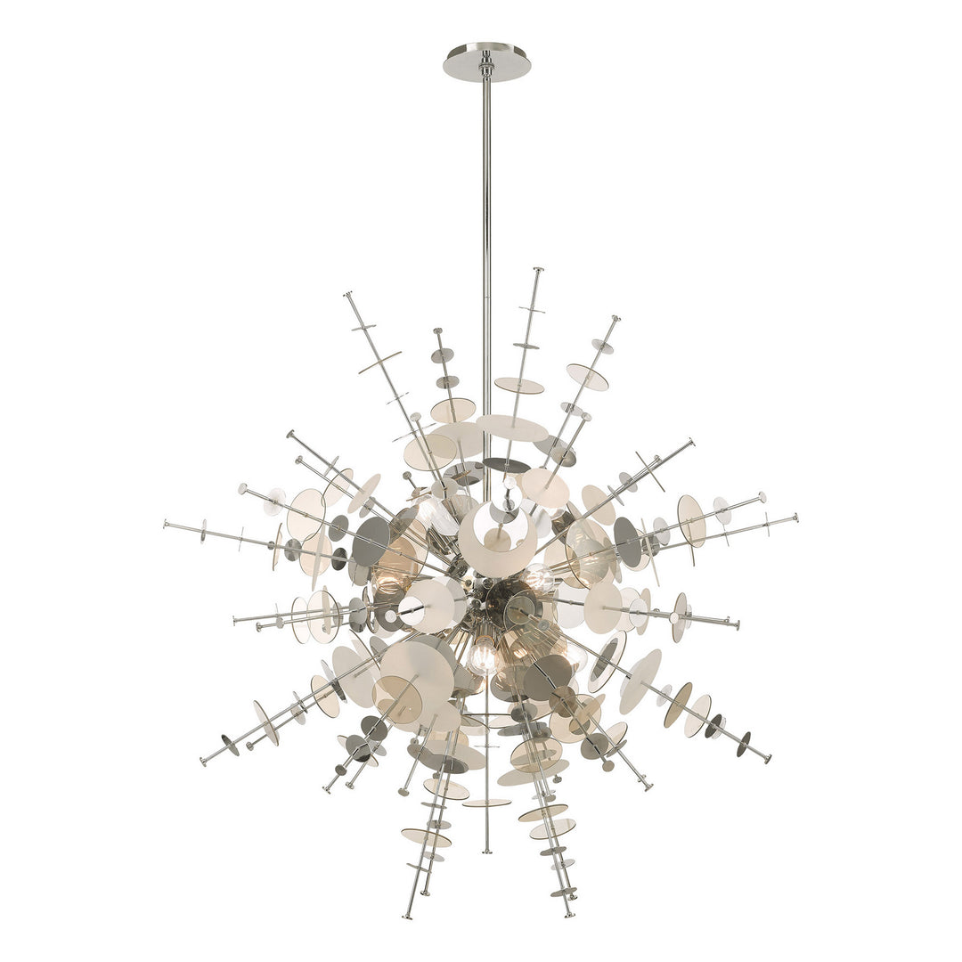 Livex Circulo 40079-05 Chandelier Light - Polished Chrome