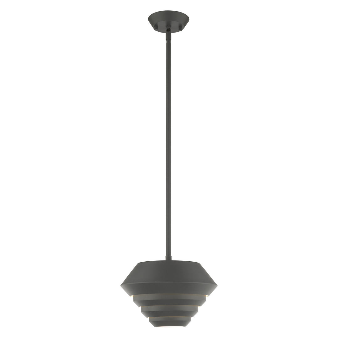 Livex Amsterdam 40401-76 Pendant Light - Scandinavian Gray