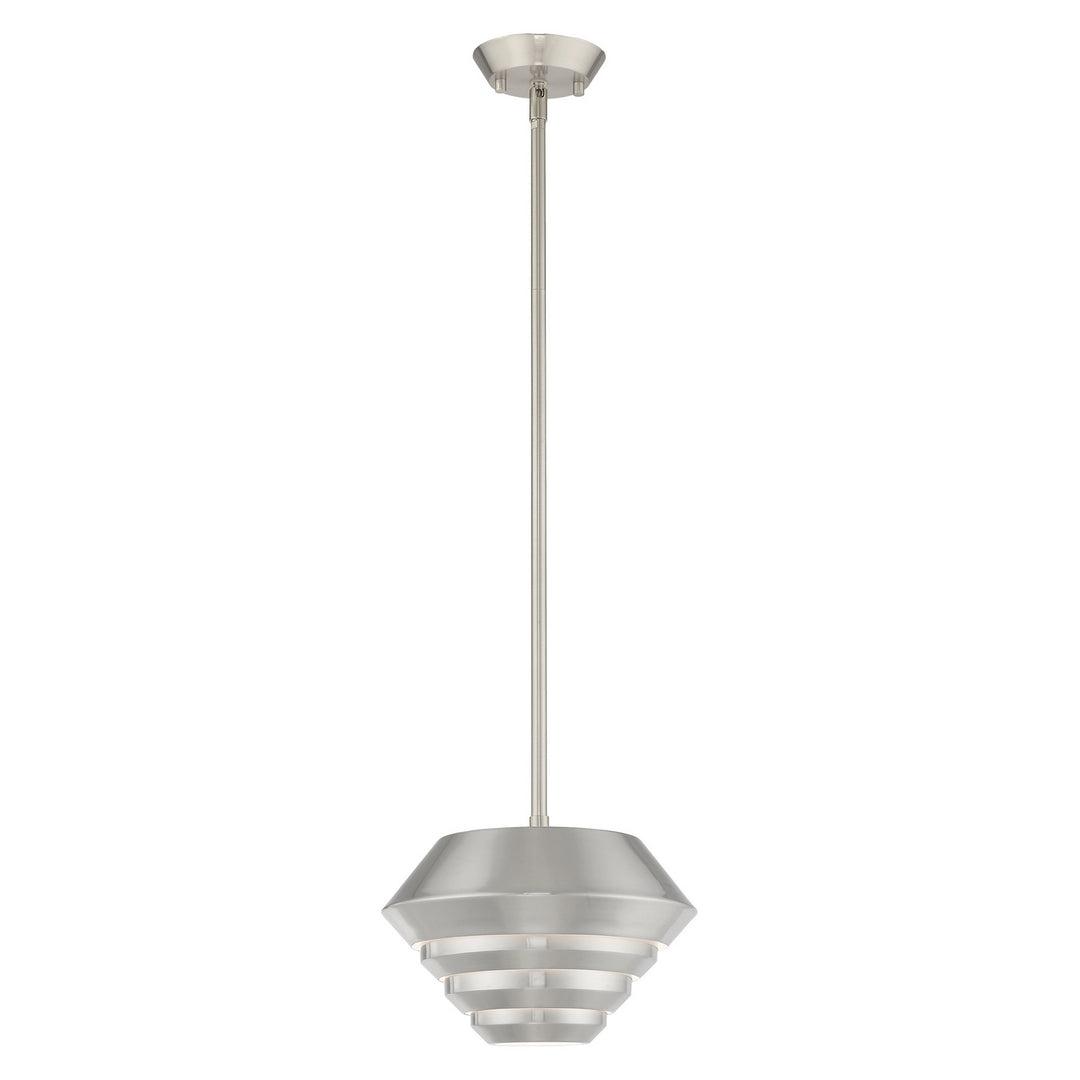 Livex Amsterdam 40401-91 Pendant Light - Brushed Nickel