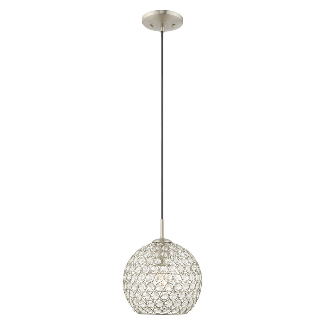 Livex Cassandra 40440-91 Pendant Light - Brushed Nickel