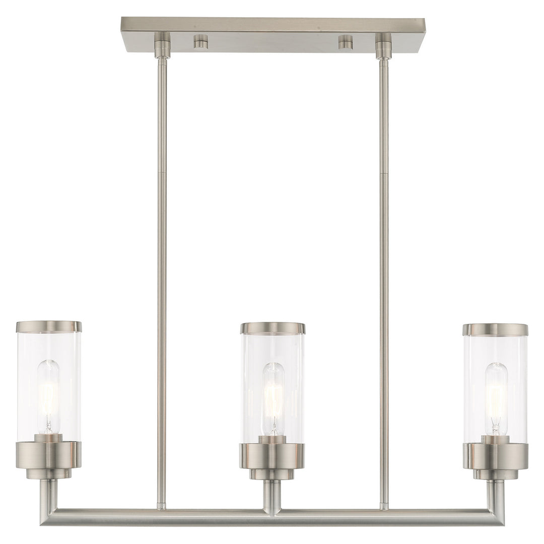 Livex Hillcrest 40473-91 Pendant Light - Brushed Nickel