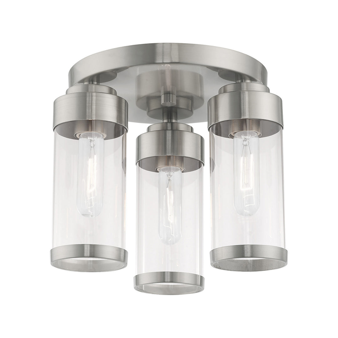 Livex Hillcrest 40474-91 Ceiling Light - Brushed Nickel