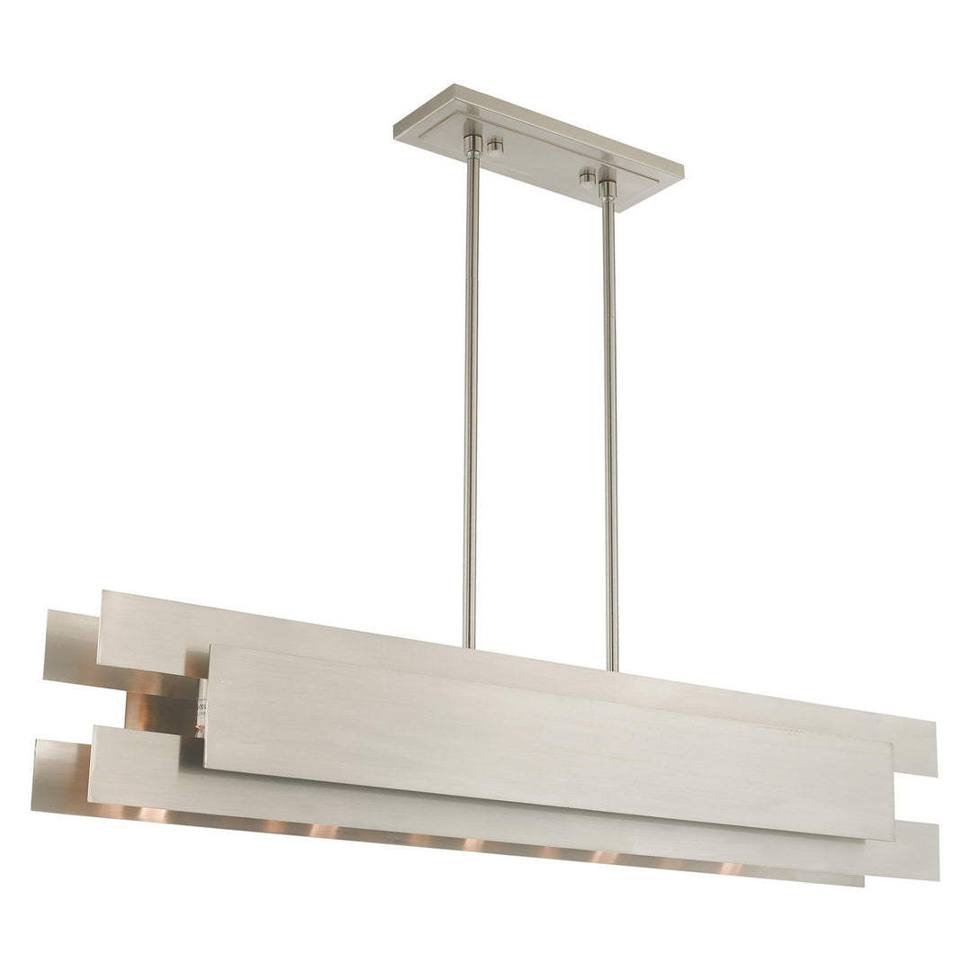 Livex Varick 40695-91 Pendant Light - Brushed Nickel
