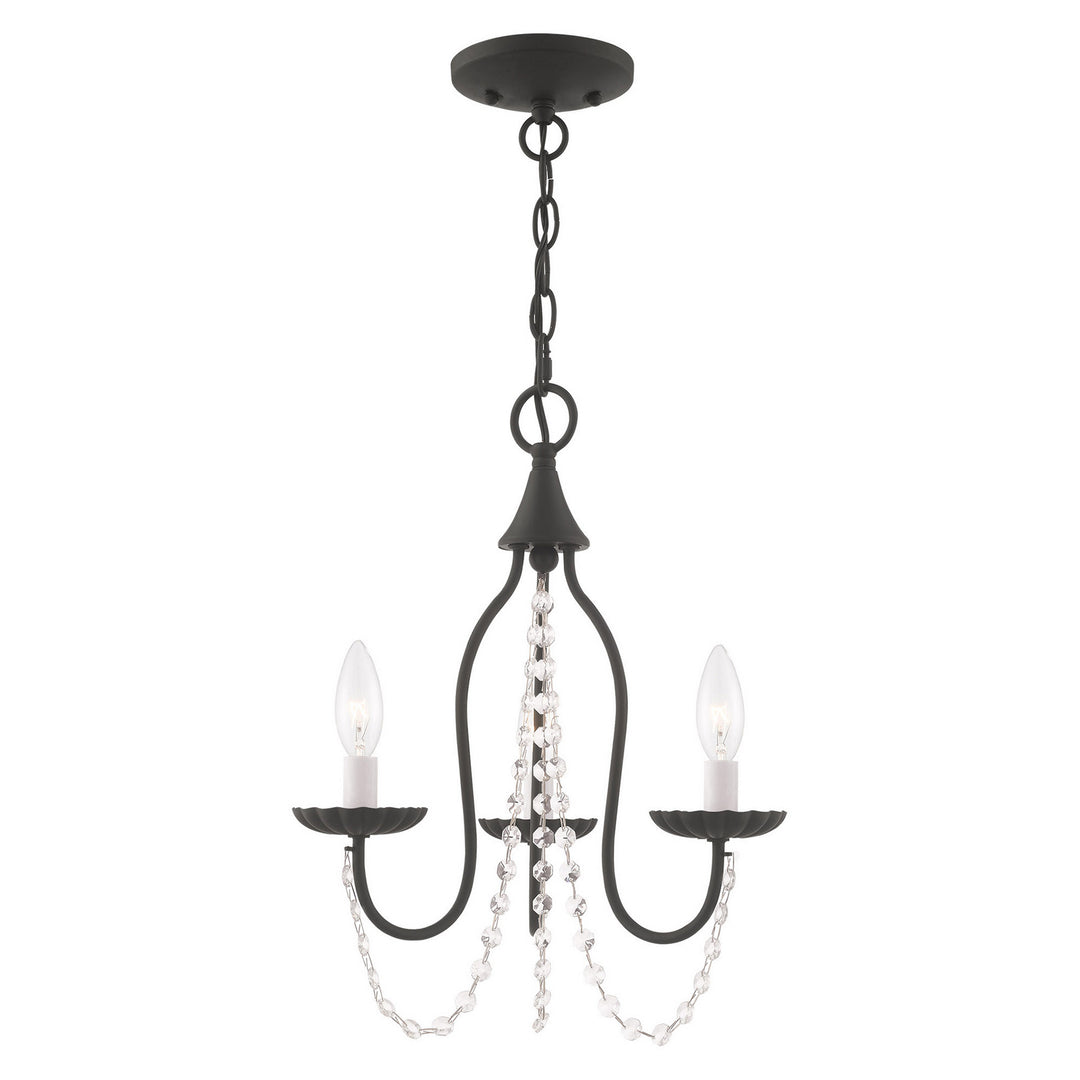 Livex Alessia 40793-04 Chandelier Light - Black