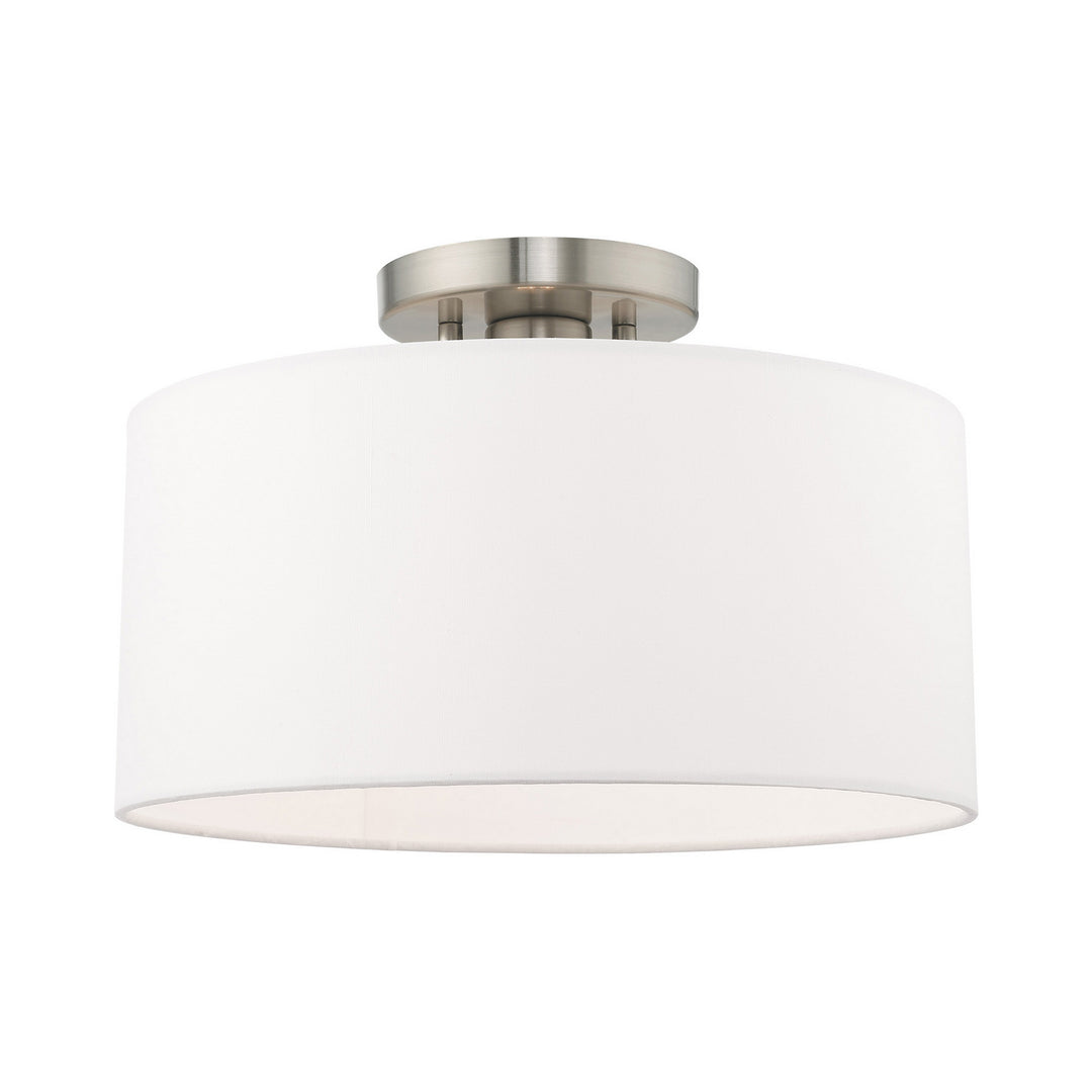 Livex Meridian 41097-91 Ceiling Light - Brushed Nickel