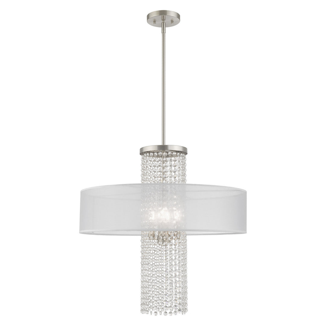 Livex Bella Vista 41122-91 Chandelier Light - Brushed Nickel