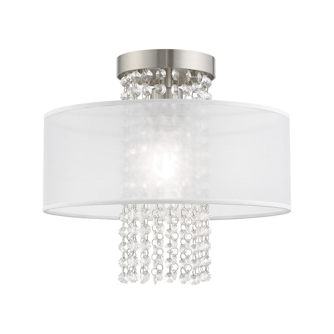 Livex Bella Vista 41125-91 Ceiling Light - Brushed Nickel