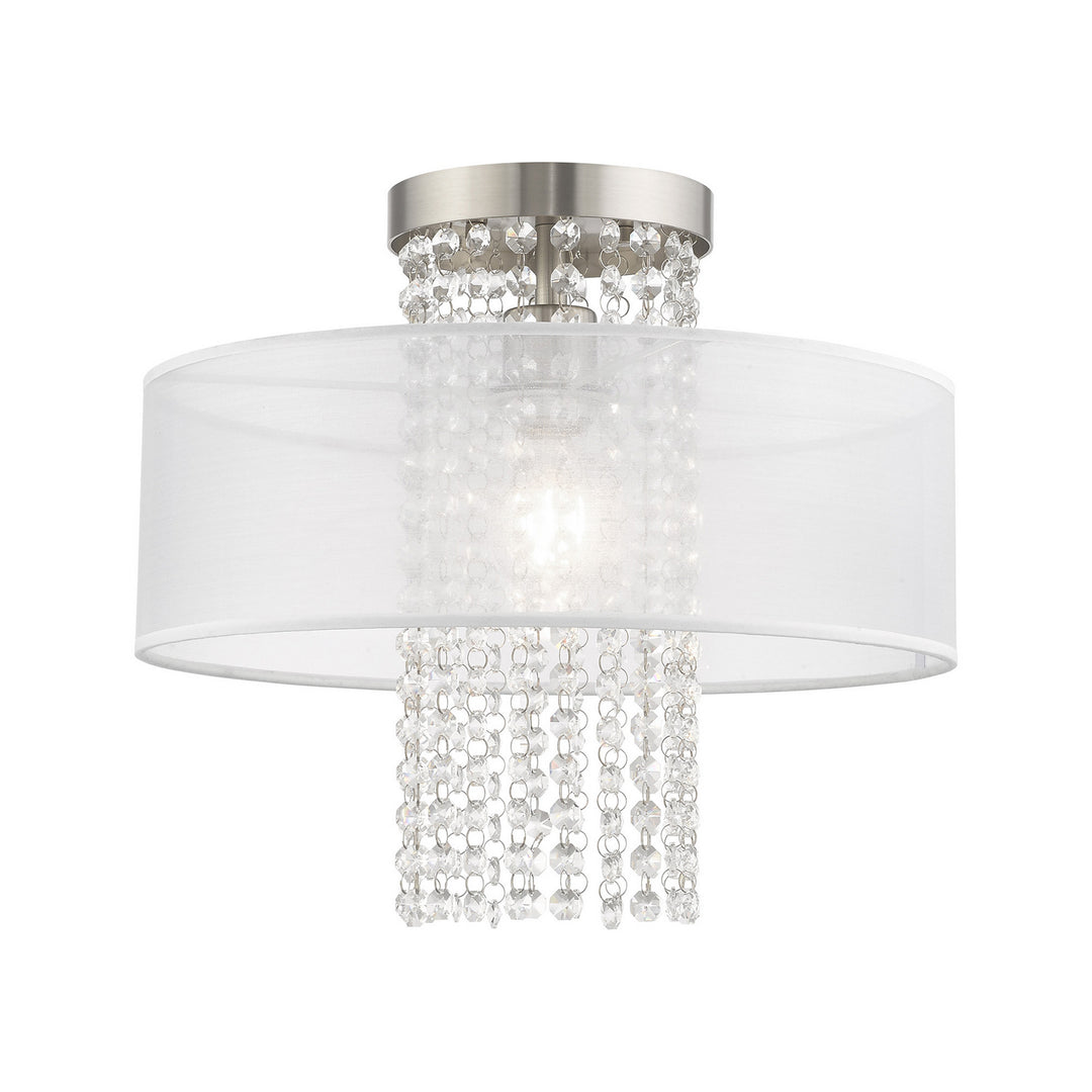 Livex Bella Vista 41126-91 Ceiling Light - Brushed Nickel