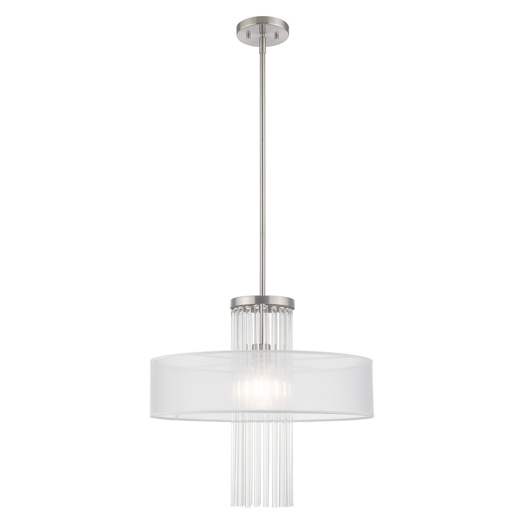 Livex Alexis 41141-91 Chandelier Light - Brushed Nickel