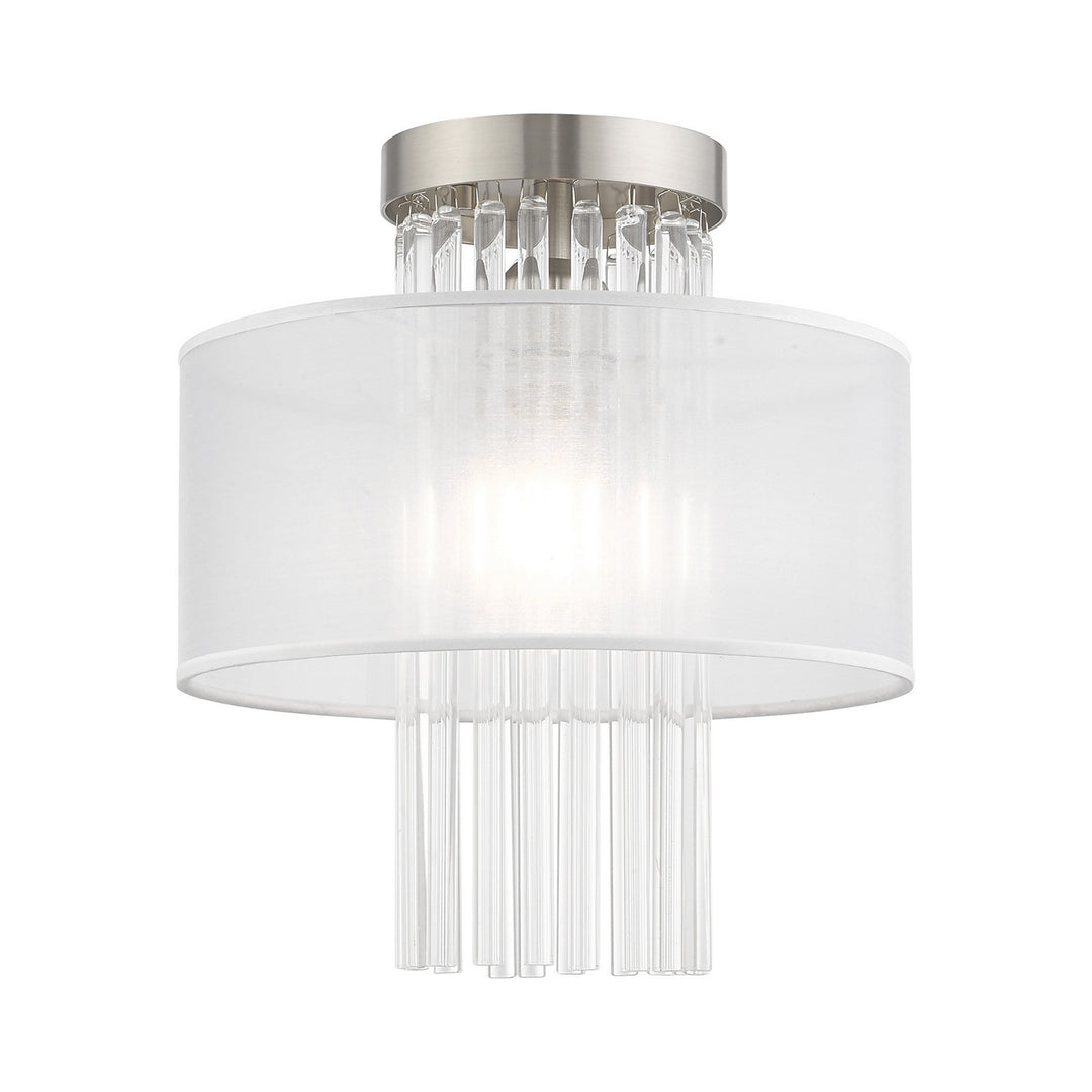 Livex Alexis 41144-91 Ceiling Light - Brushed Nickel