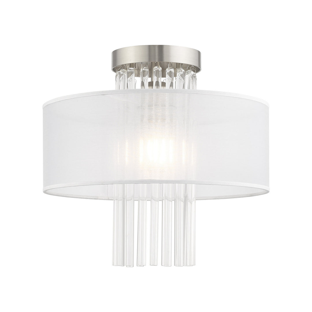 Livex Alexis 41145-91 Ceiling Light - Brushed Nickel