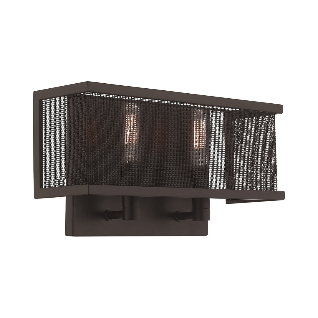 Livex Braddock 41208-07 Wall Sconce Light - Bronze