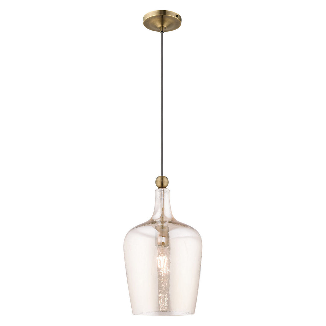 Livex Avery 41226-01 Pendant Light - Antique Brass