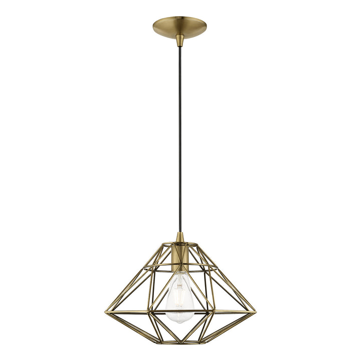 Livex Knox 41323-01 Pendant Light - Antique Brass