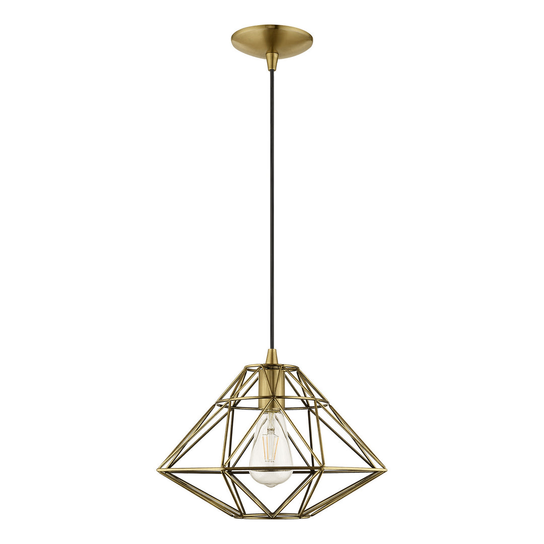 Livex Knox 41323-01 Pendant Light - Antique Brass
