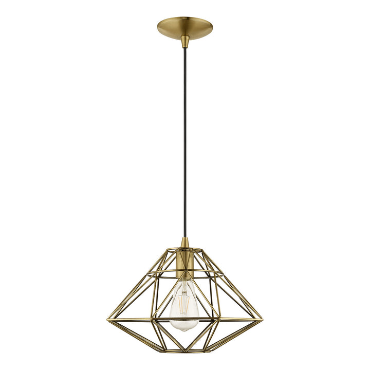 Livex Knox 41323-01 Pendant Light - Antique Brass