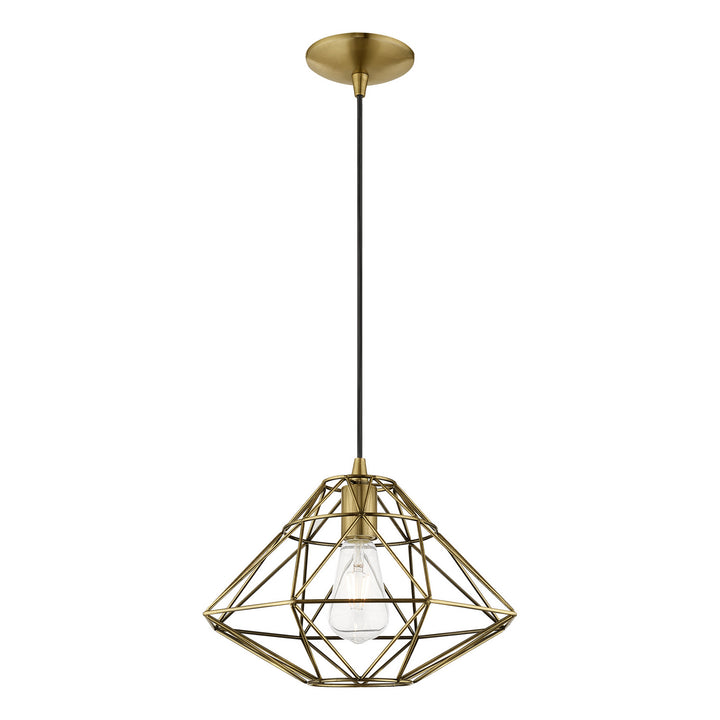 Livex Knox 41323-01 Pendant Light - Antique Brass