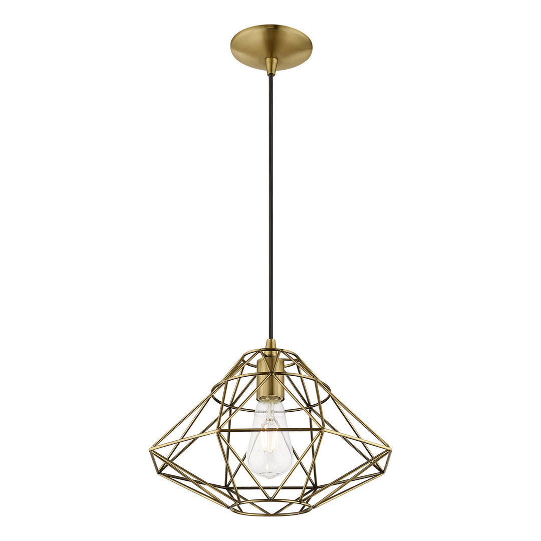 Livex Knox 41323-01 Pendant Light - Antique Brass