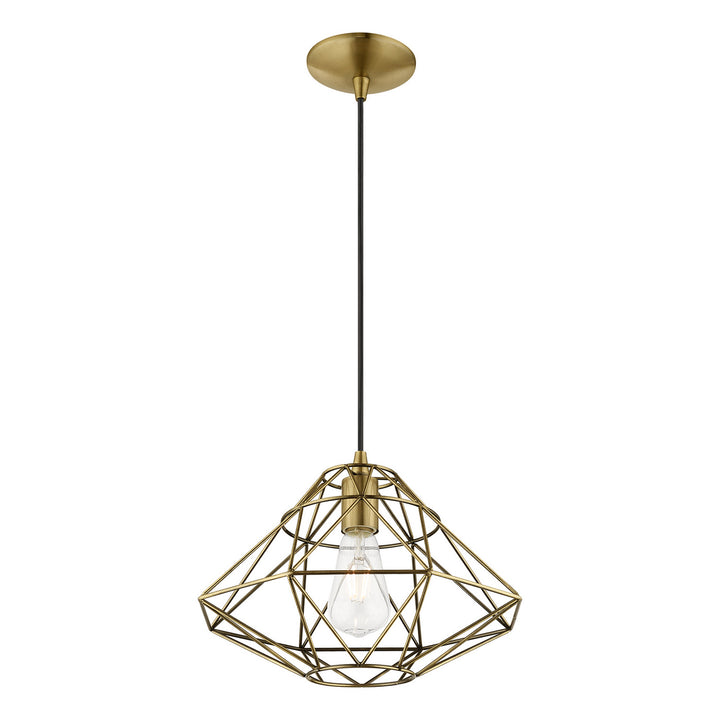 Livex Knox 41323-01 Pendant Light - Antique Brass