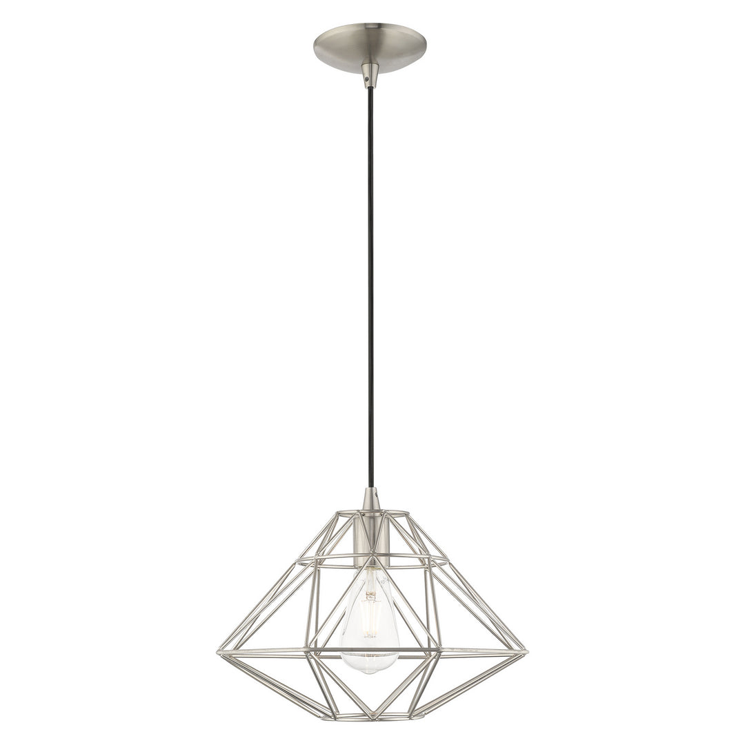 Livex Knox 41323-91 Pendant Light - Brushed Nickel