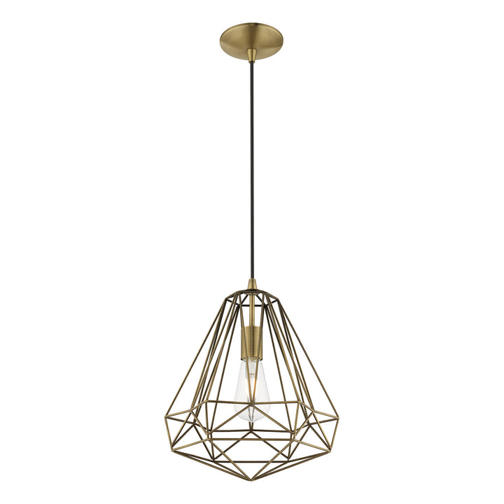 Livex Knox 41324-01 Pendant Light - Antique Brass
