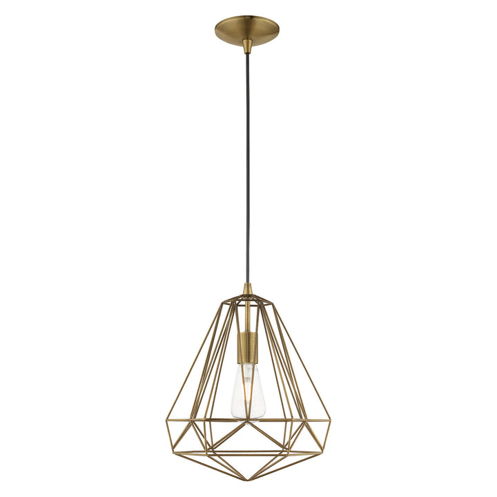 Livex Knox 41324-01 Pendant Light - Antique Brass
