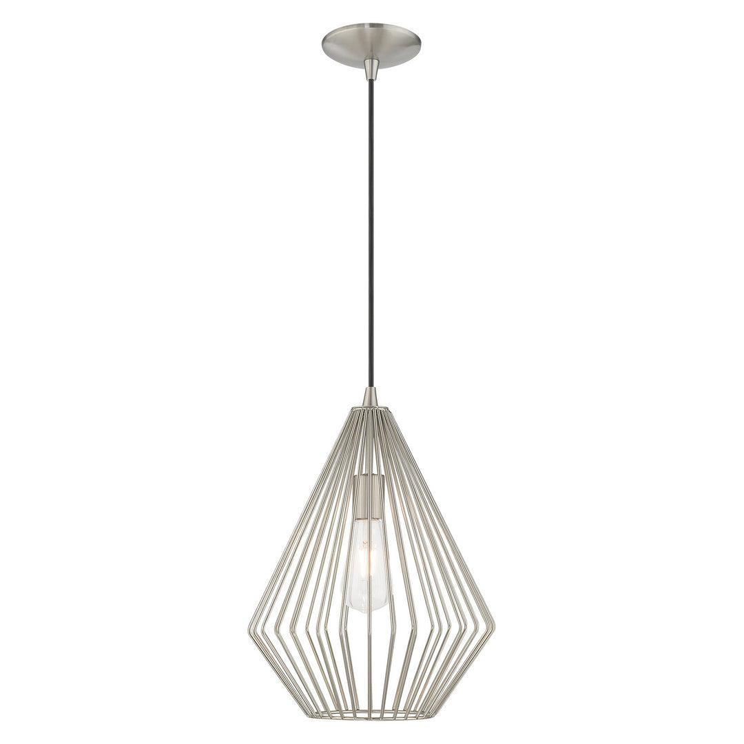 Livex Linz 41325-91 Pendant Light - Brushed Nickel