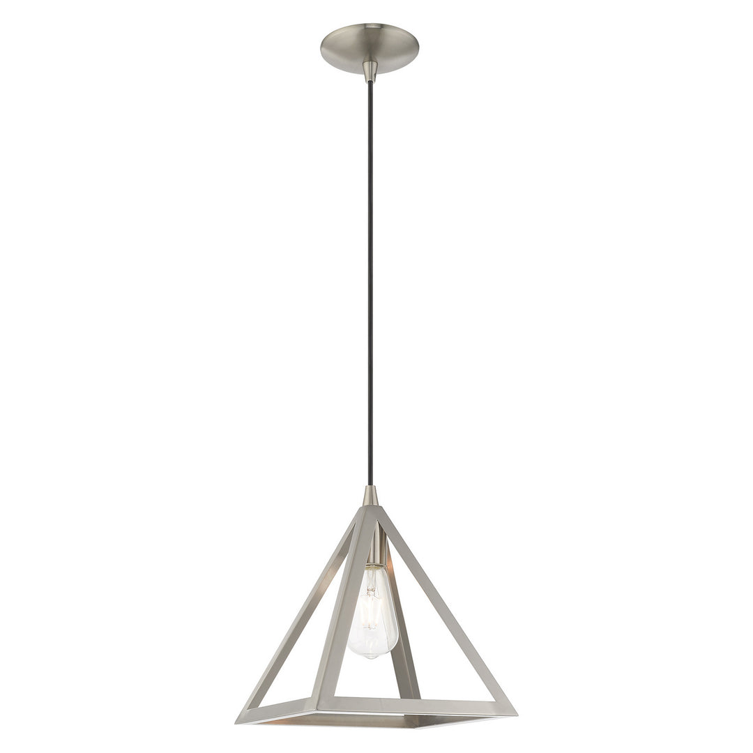 Livex Pinnacle 41329-91 Pendant Light - Brushed Nickel